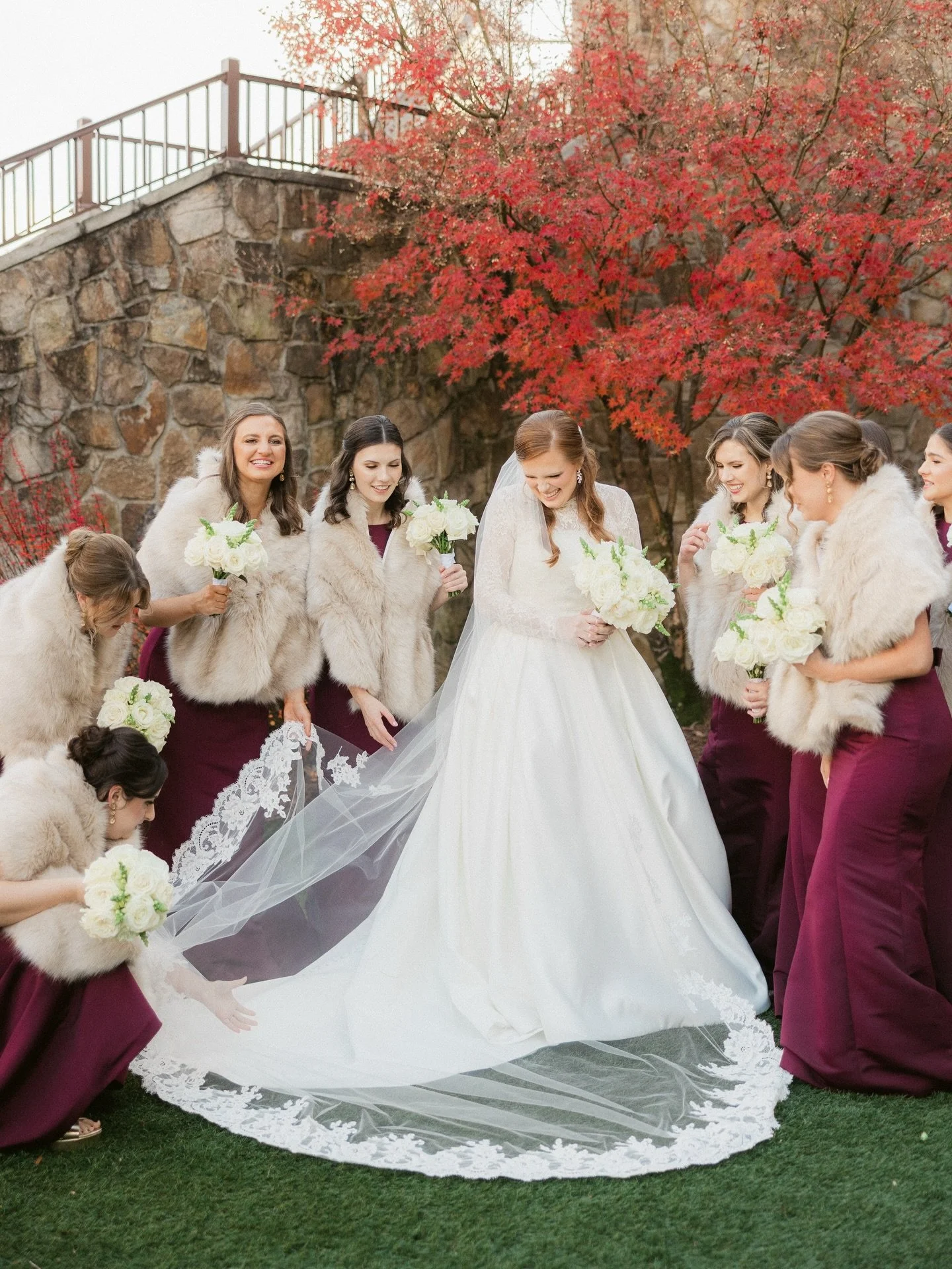 What a joy it is to witness a brides smile light up every room on her wedding day! ✨