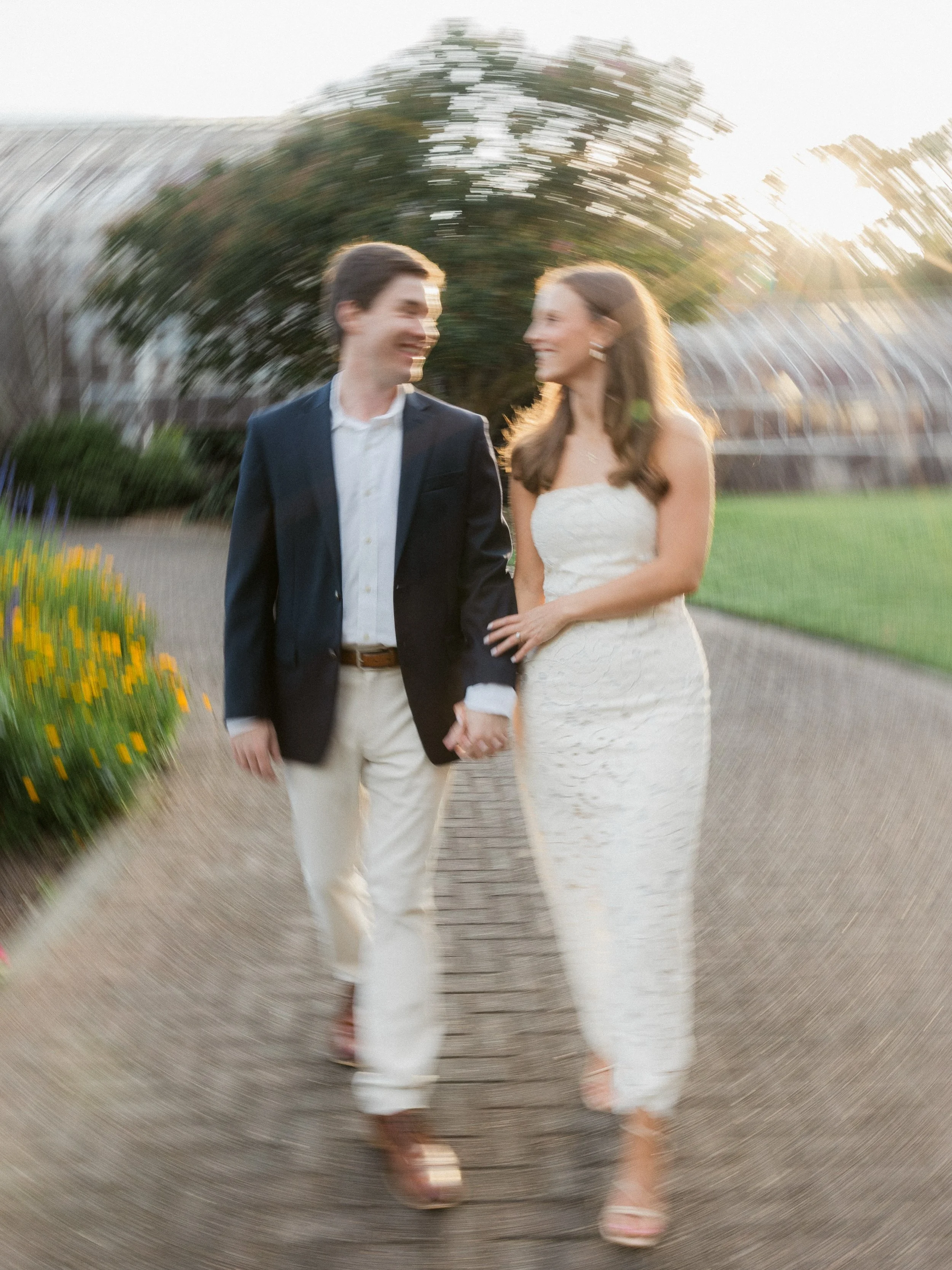 Anna Ruth + Taylor ✨ I love how genuine their smiles are from their engagement session!