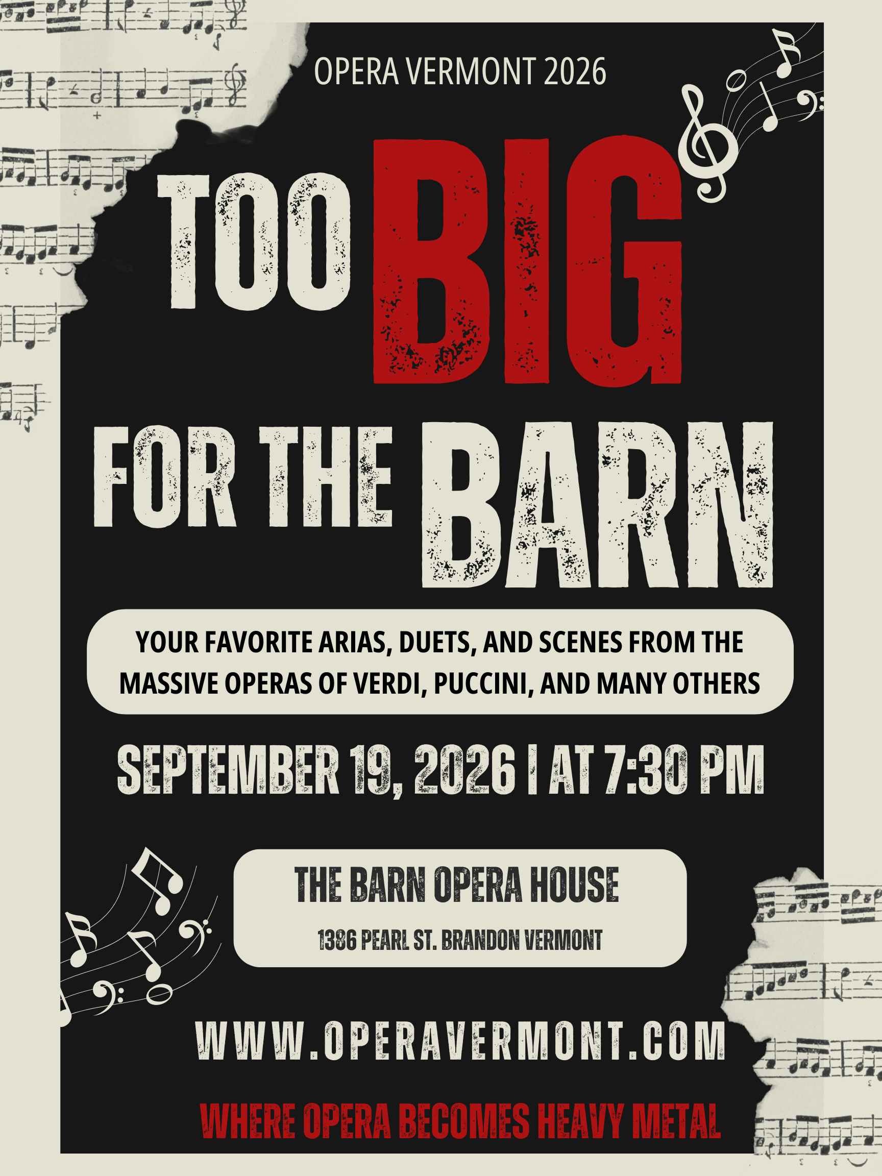 Too Big for the BARN