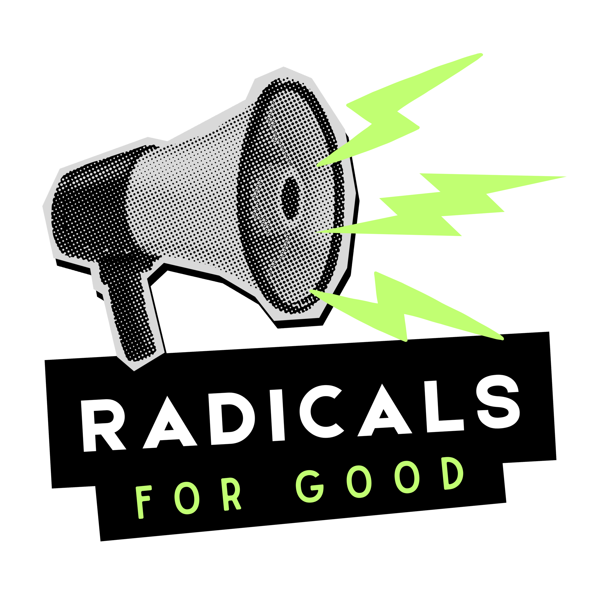 Logo: Radicals for Good podcast (square)