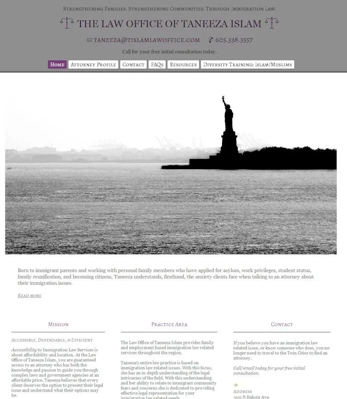 Law Office of Taneeza Islam: Home