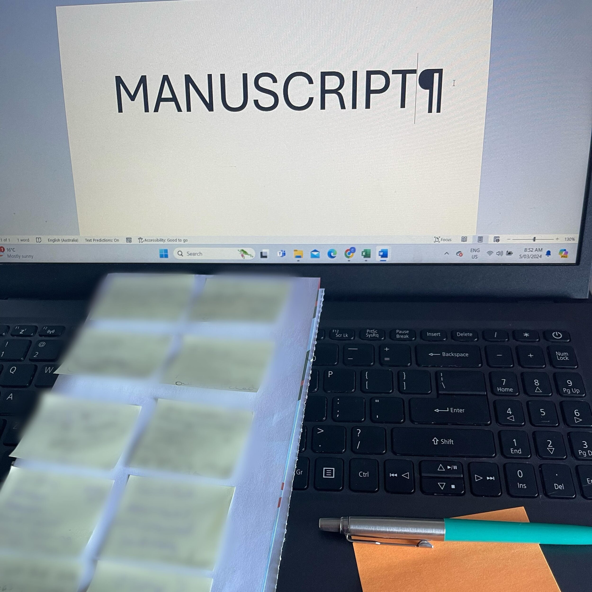 What&rsquo;s your process for keeping track of edits? I trial new things all the time but must say I&rsquo;m a huge fan of the good old sticky note. As a word, phrase or formatting issue comes up that I know I need to come back to (because I have to 