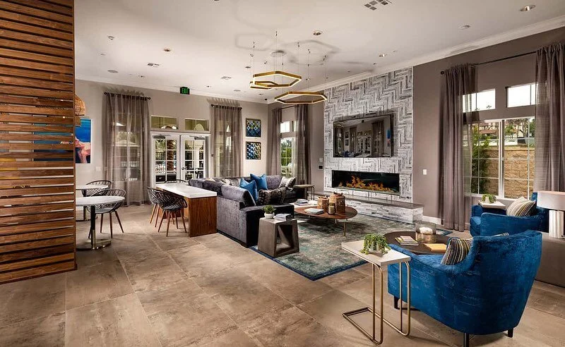 It&rsquo;s only Tuesday, but let&rsquo;s set the mood for a more energetic vibe. A ZMD luxury multi-family common areas interior design. Thank you for the collaboration. #interiordesign #interiordesigner #design (photography by developer)