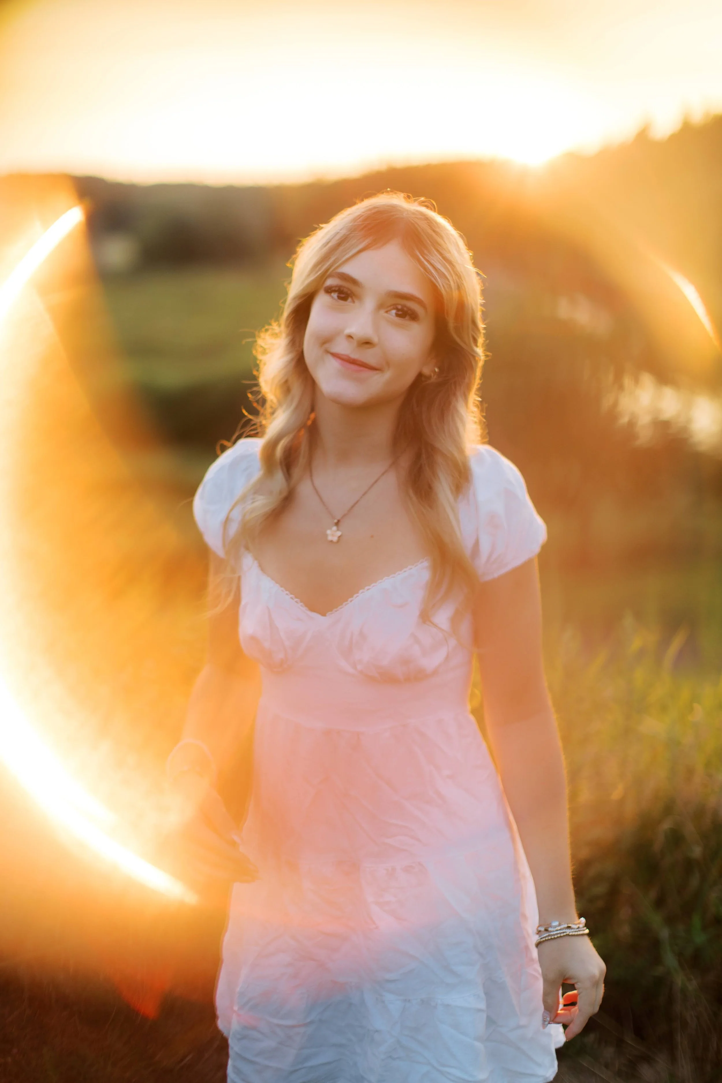 Golden Hour Senior Portraits at Medfield State Hospital w/ Ava