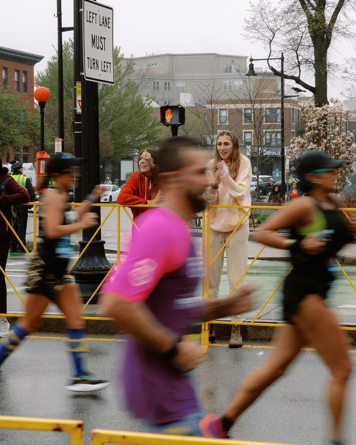 Scenes from last year&rsquo;s rainy Marathon Monday 🏃