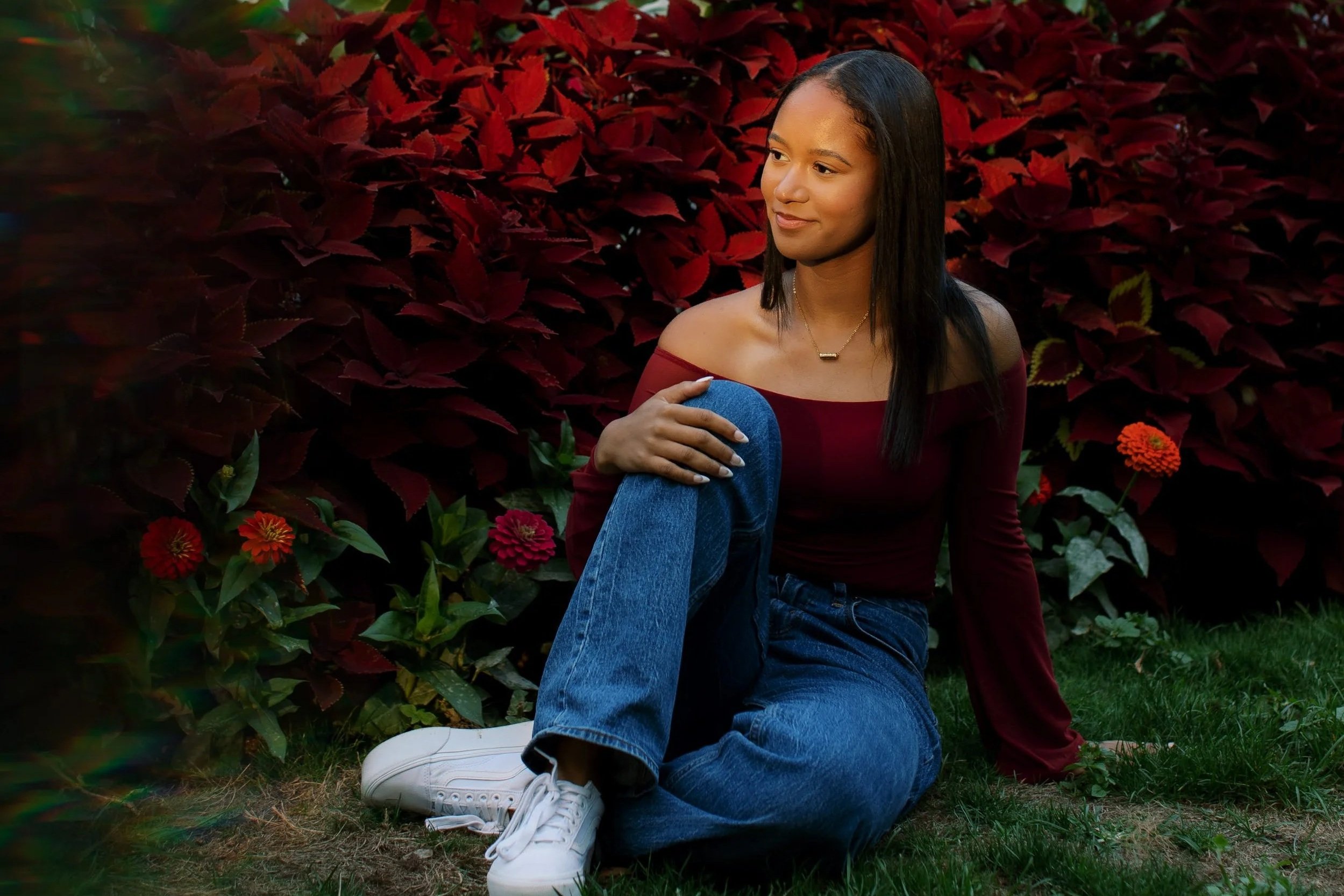 Golden Hour Senior Portraits in Boston w/ Laila