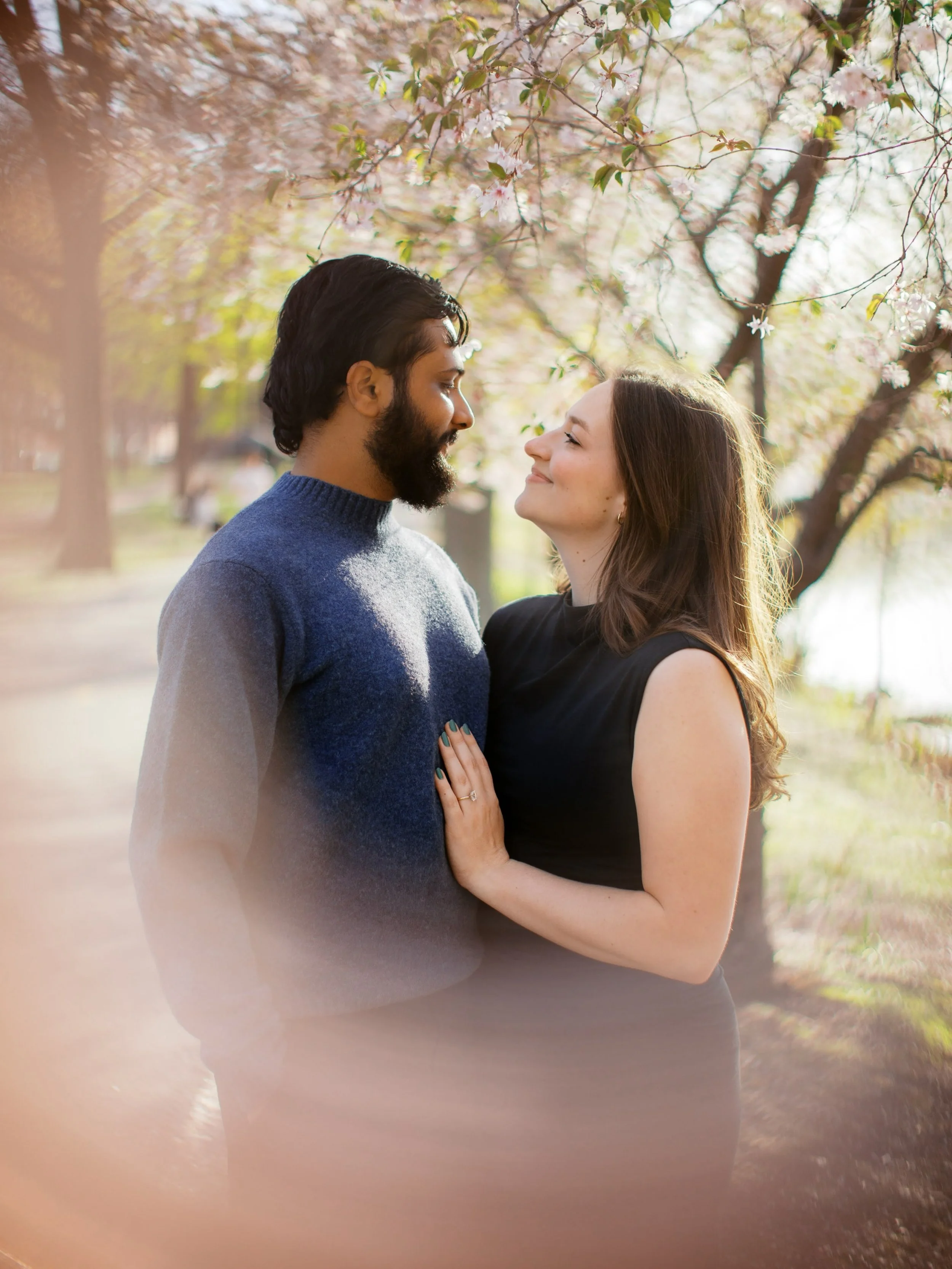 Krishna &amp; Sarah 🌸

I&rsquo;m still kind of awestruck by the ease that came with working with these two. Krishna and I had been figuring out the proposal logistics for about a month, especially making sure we could find a quiet spot along the Esp