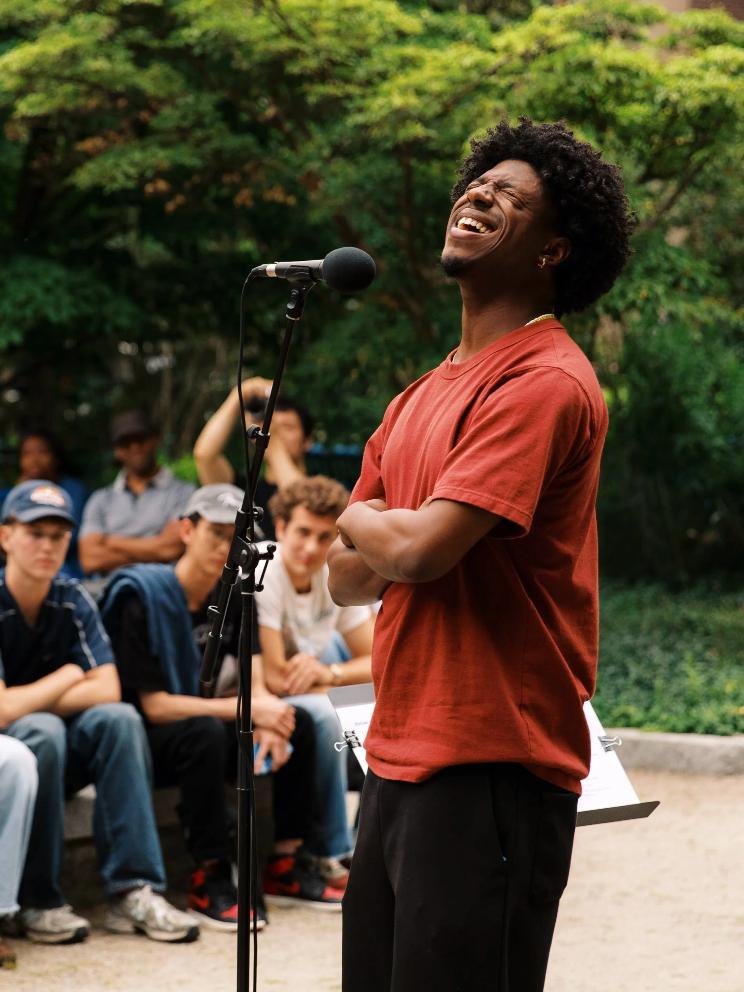 For @berkleecollege: An afternoon of jazz at Ramler Park 🎼