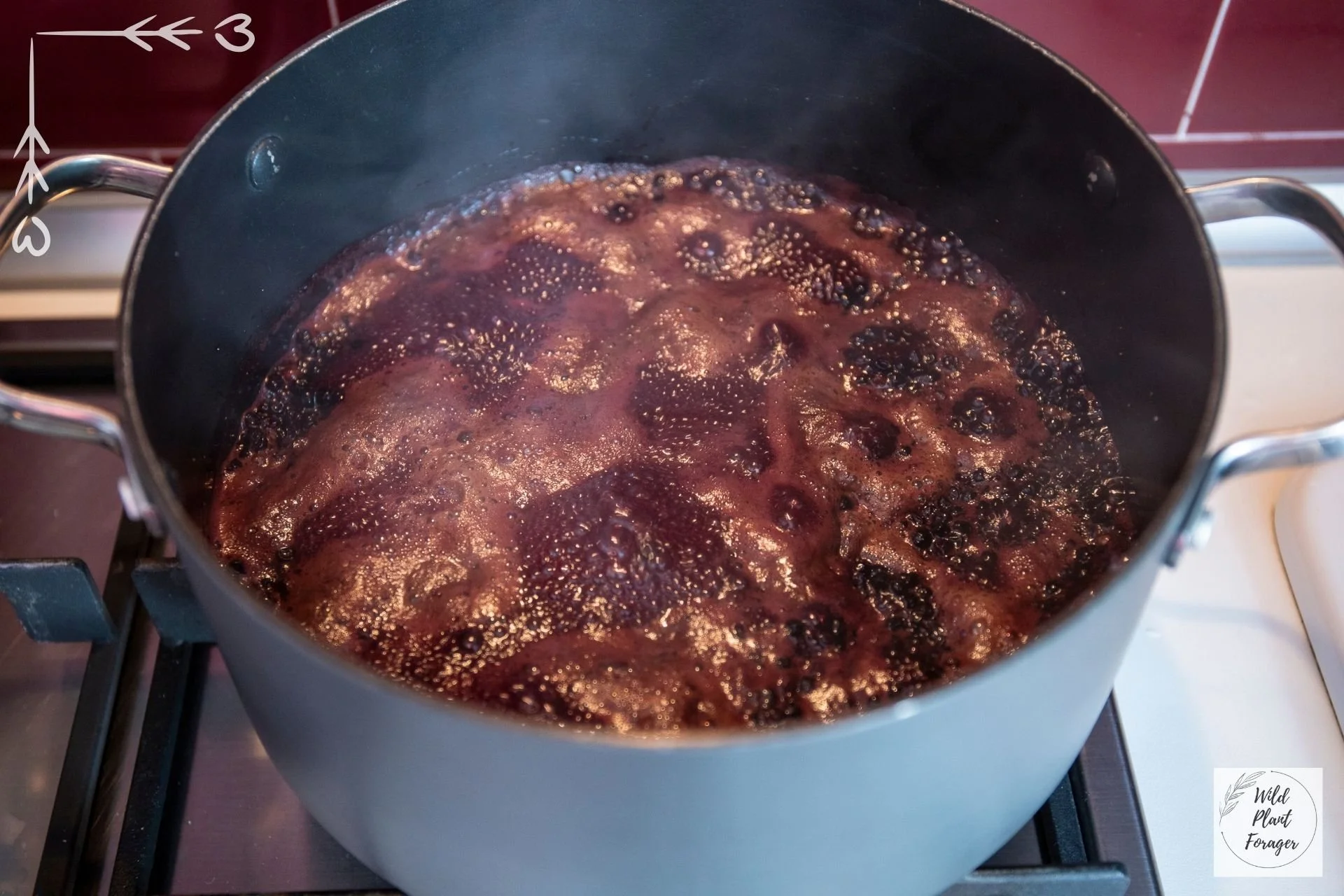 vlierbessen in de kookpot
