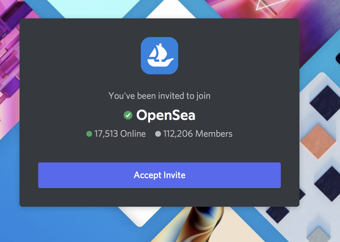 Do nft discord server promotion invited opensea marketing by