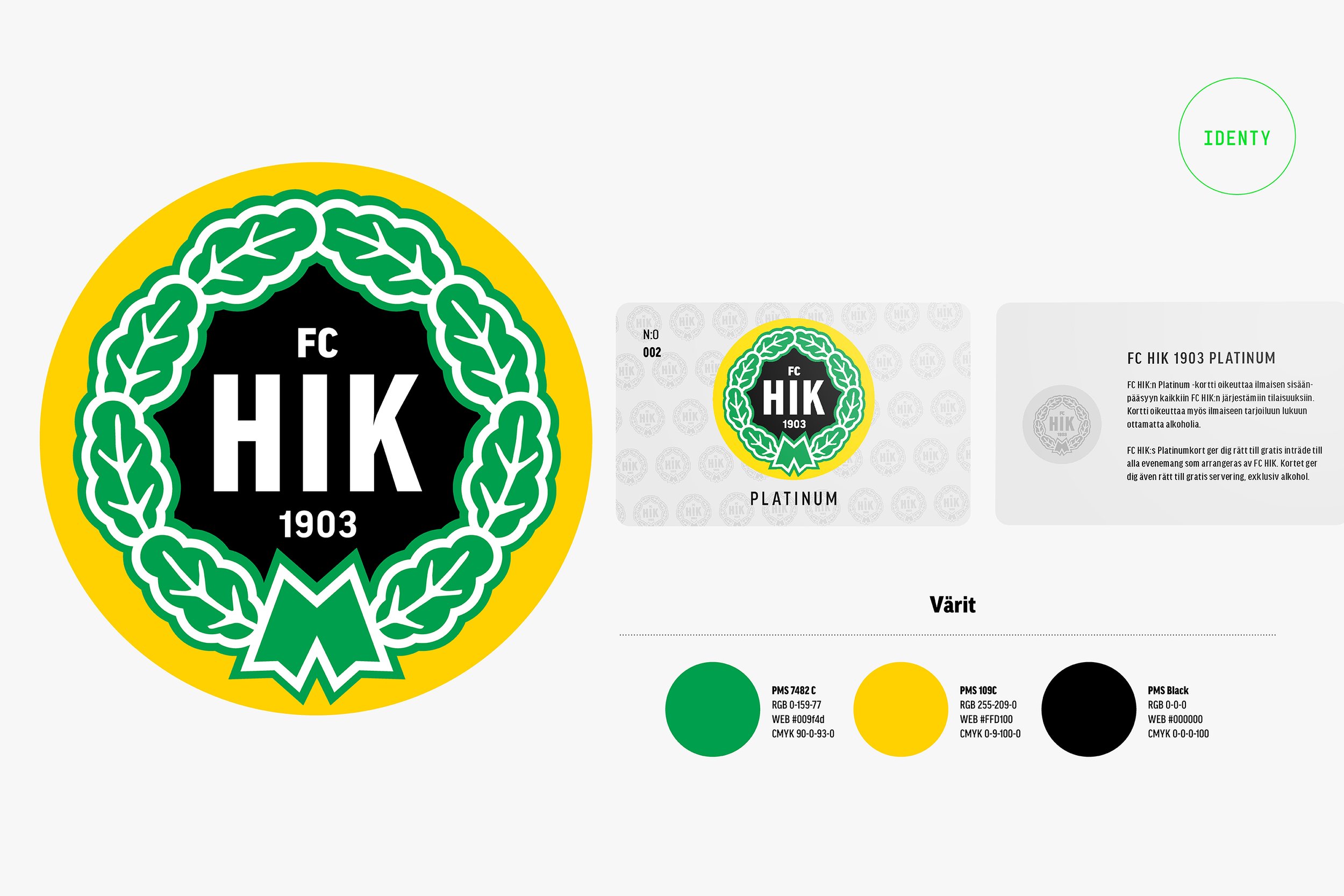  FC HIK Graafisen identiteetin terävöitys  2022 