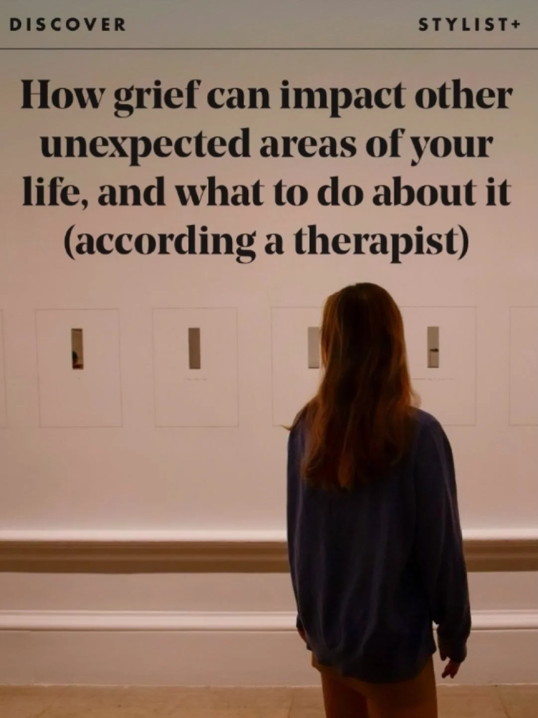 This can be a hard time of year for so many reasons - I loved sharing an existential perspective on grief with @stylistmagazine this week 🤍 link in my stories to read 🫶🤝

#grief #existentialism #existentialtherapist #readingrecommendations #articl
