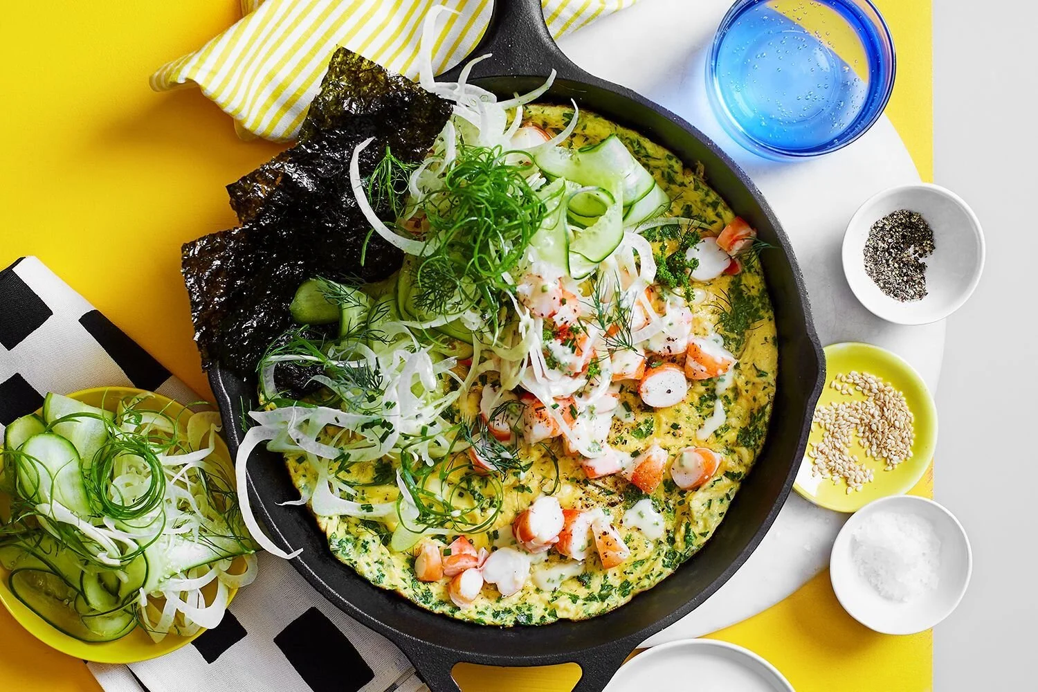 Prawn and Herb Omelette