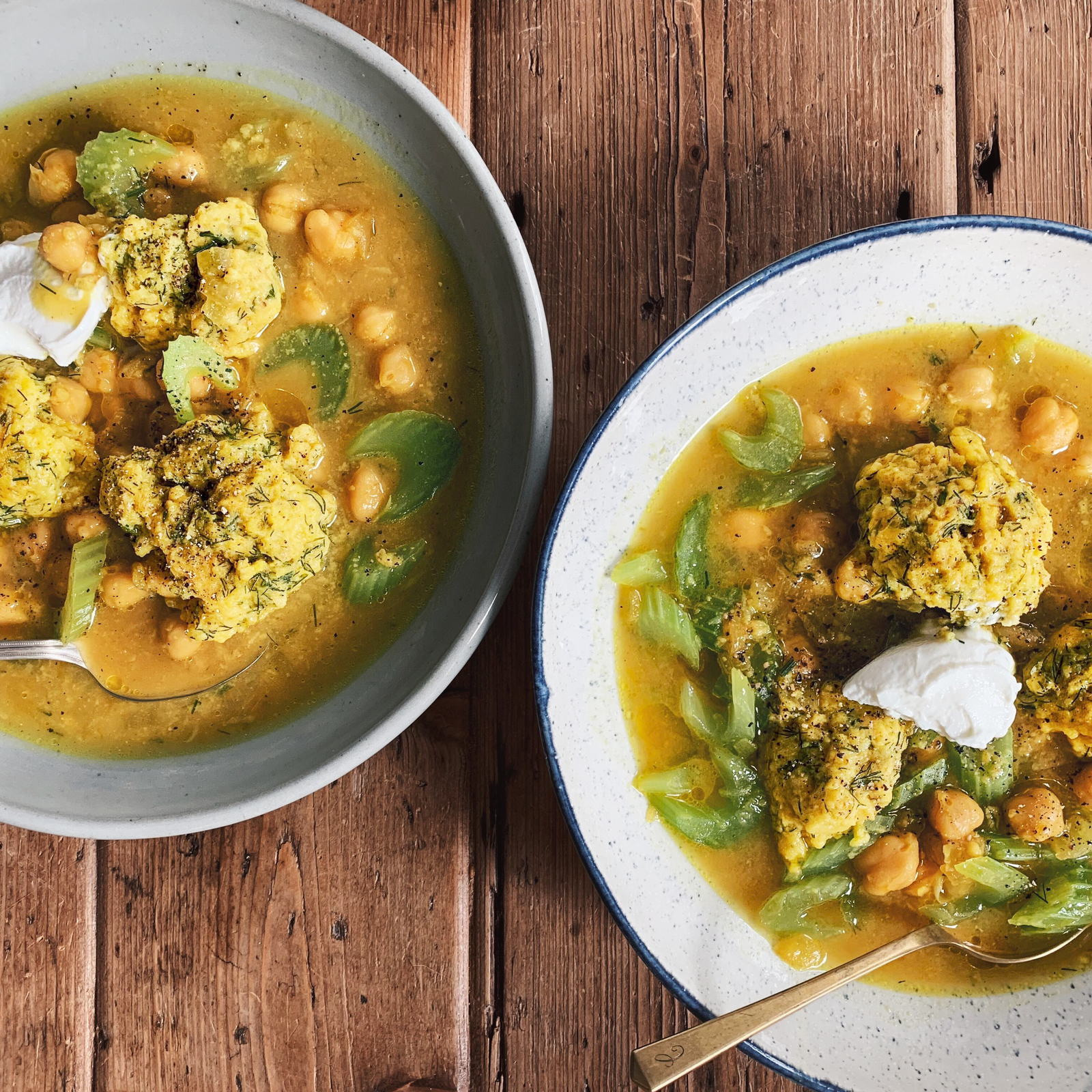 Chickpeas and Dumplings