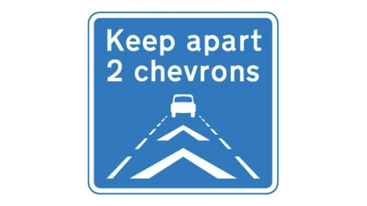 Keep Two Chevrons Apart (in life as well as on the motorway)