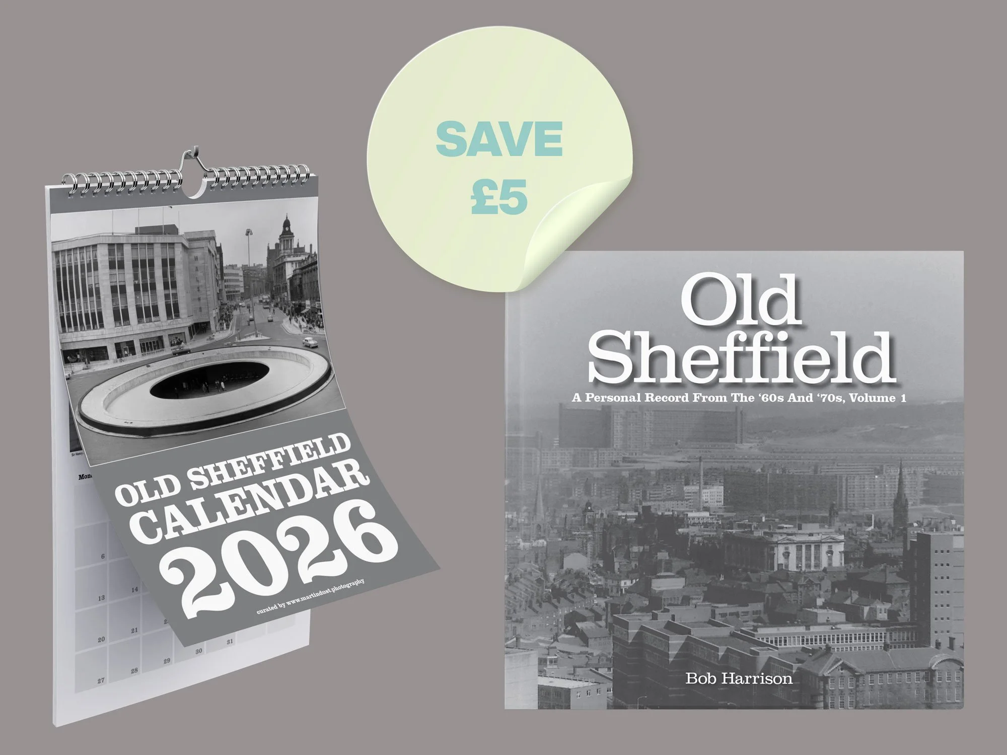 Old Sheffield Calendar & Book - Save £5