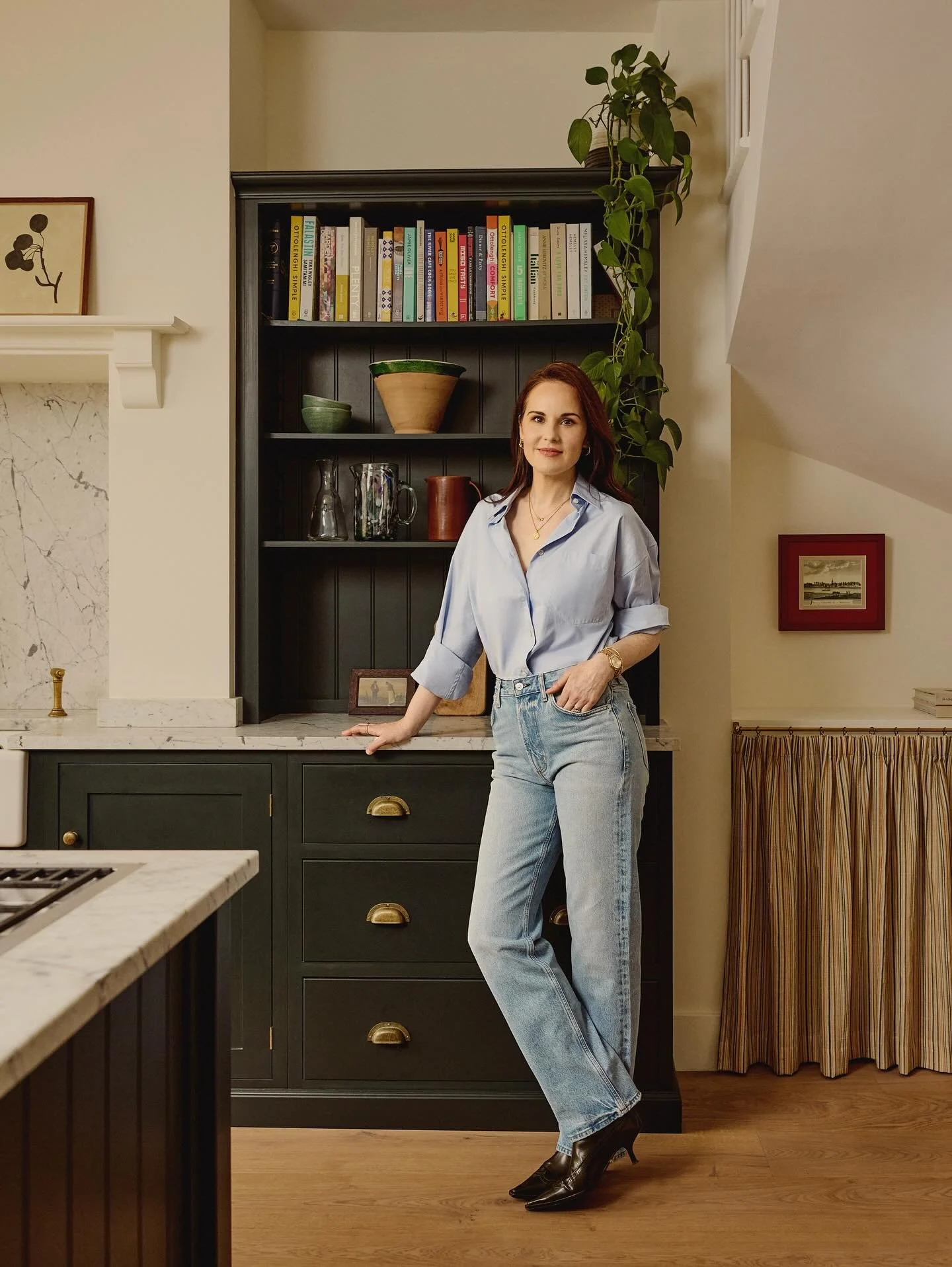 The Kitchen at my West London Townhouse project for Michelle Dockery, as featured by @archdigest. Michelle bought her home with the bones of this DeVOL kitchen already in situ; it was one of the reasons she fell in love with the house. So when we ext