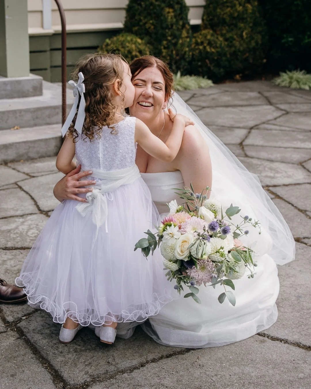 Quite possibly the happiest couple I&rsquo;ve ever photographed. These guys could not wipe their smiles off their faces all day (and zero complaints from me).
Such a joy to be a part of 🥰
*
*
Venue: @theoldchurchhb 
Florals: @flowerlandnz 
Hair: @le