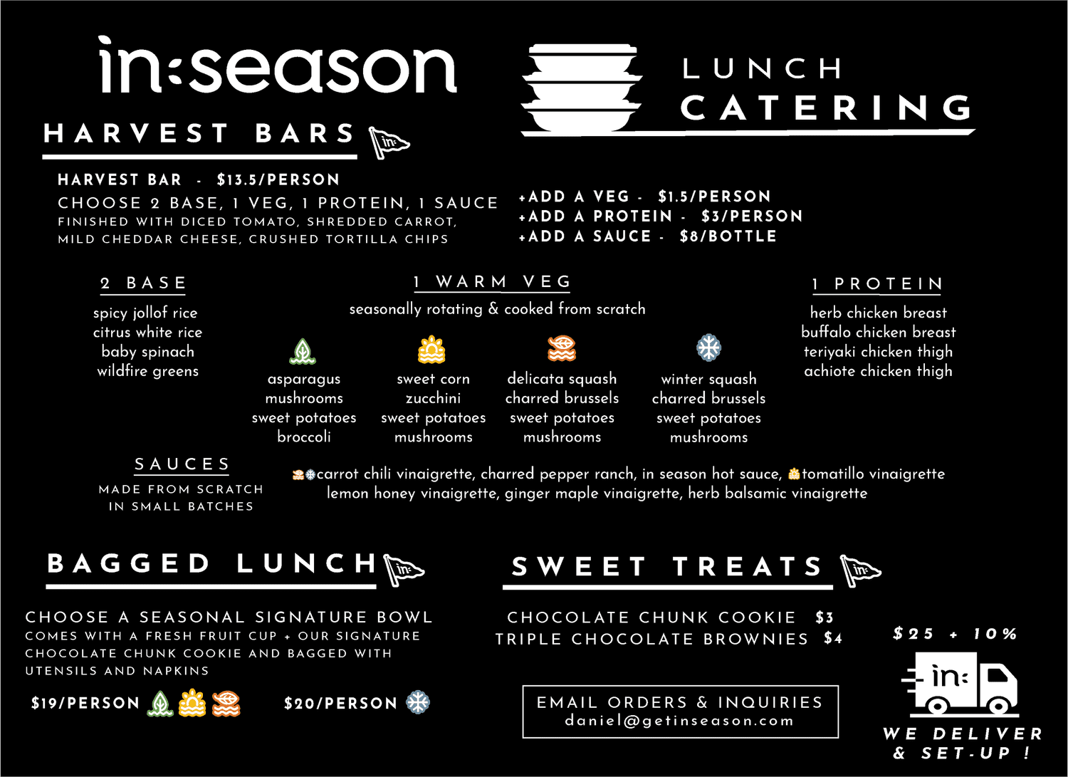 Catering — In Season® Harvest Kitchen