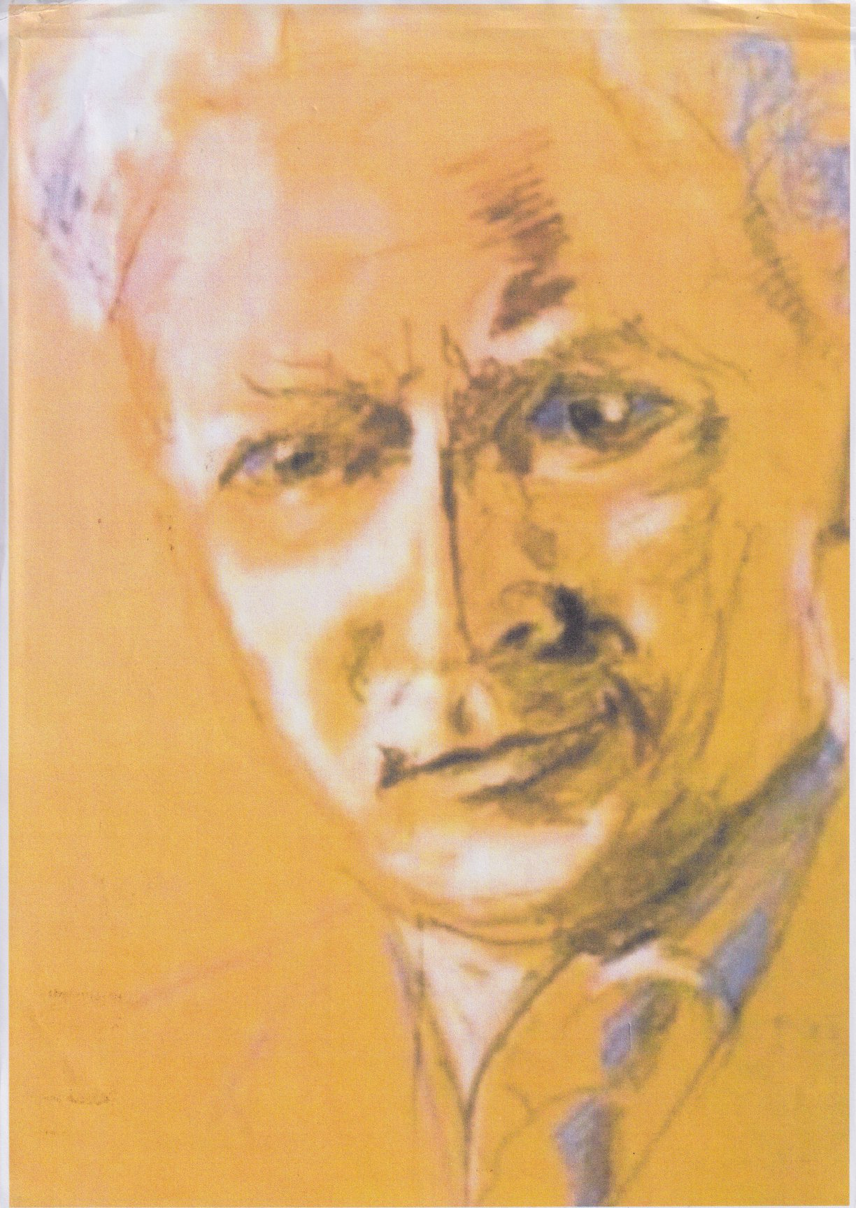 Portrait-Skizze von Dietrich Fischer-Dieskau