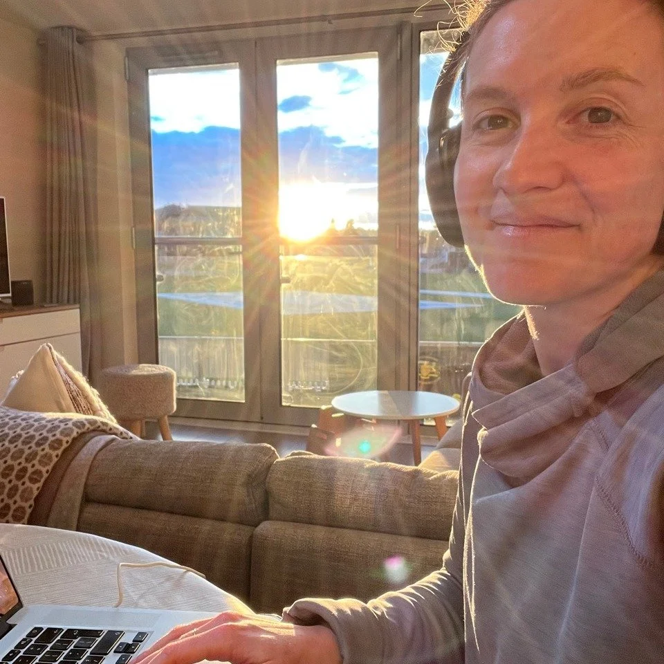 I've been busily working on my next novel - sometimes the sunset inspiration streams in like this (and a lot of the time it's harder work and colder and less photoworthy!). Last month I was lucky enough to get away for a couple of 2-day DIY writing r