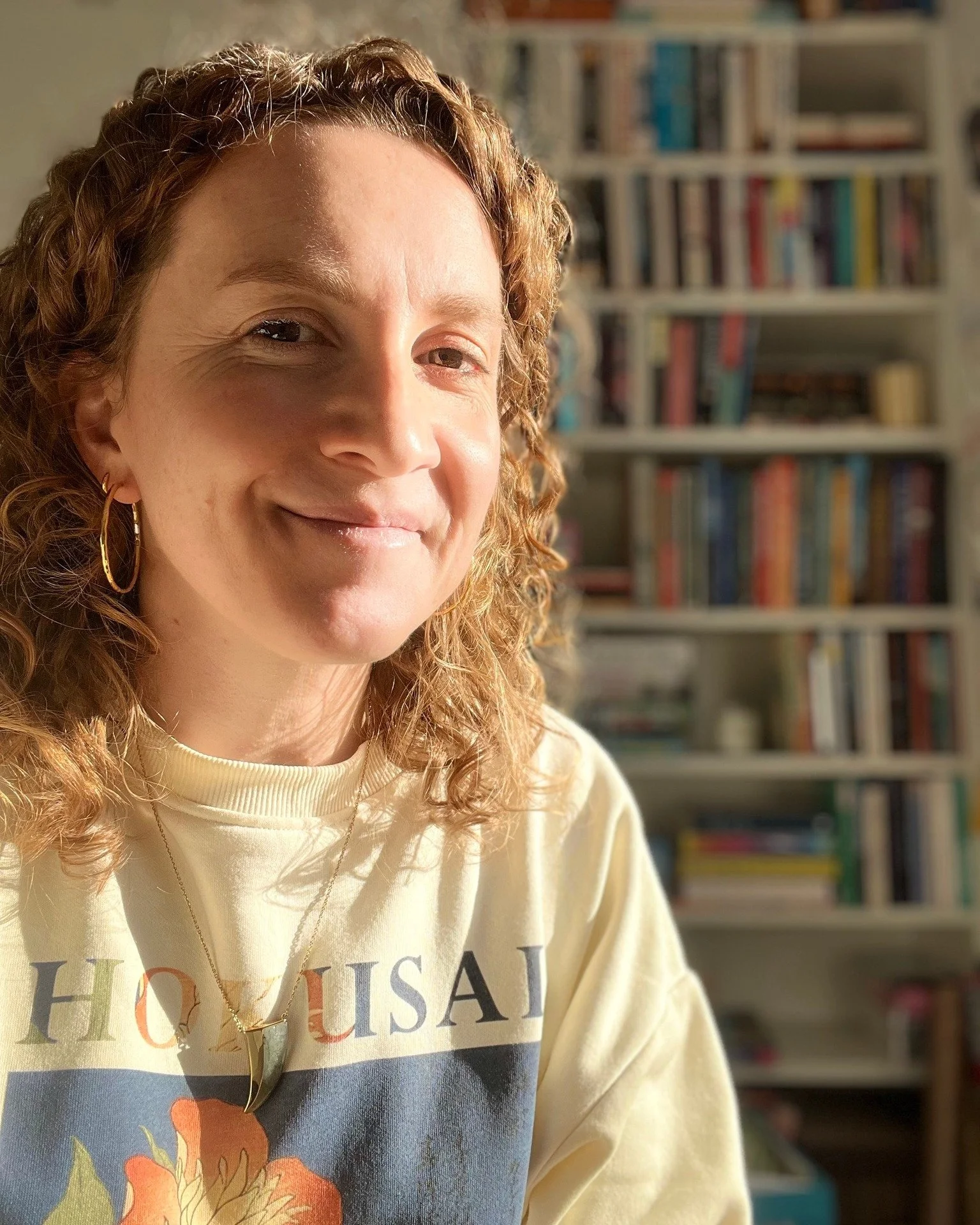 Portrait of a really happy author. I can't get enough of this weather! My south-facing office is gloriously sunny in the afternoons, and I'm busy editing - about 25% through my second draft. In the summer it can get a bit hot in here but November sun