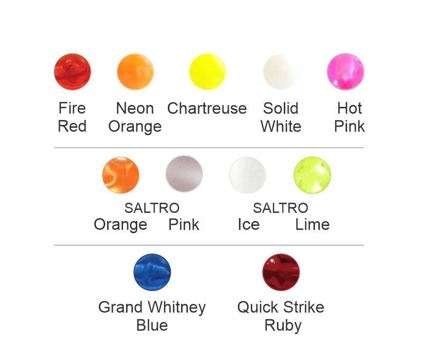 Hookmore Leaders Ice Fishing Leader Bead Colors