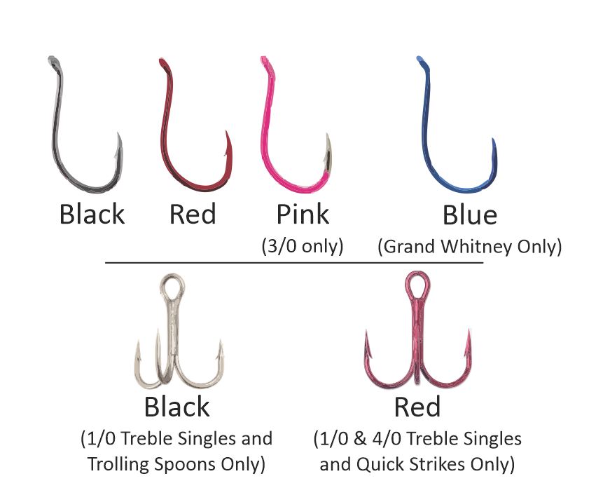 Ice Fishing Leaders - Single Treble Hook - Stainless Steel Wire — Hookmore  Leaders, LLC