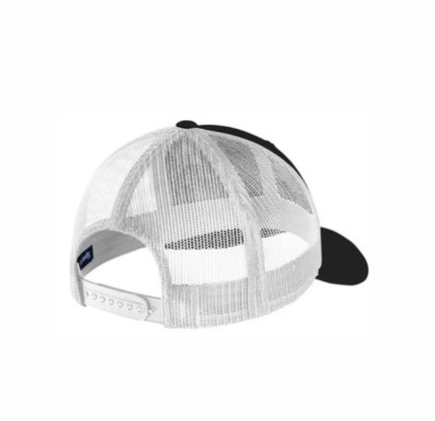 Hookmore Trucker Cap Black-White-back
