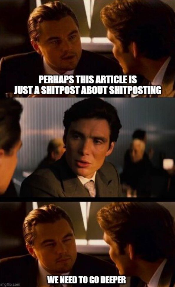 What is a shitpost?