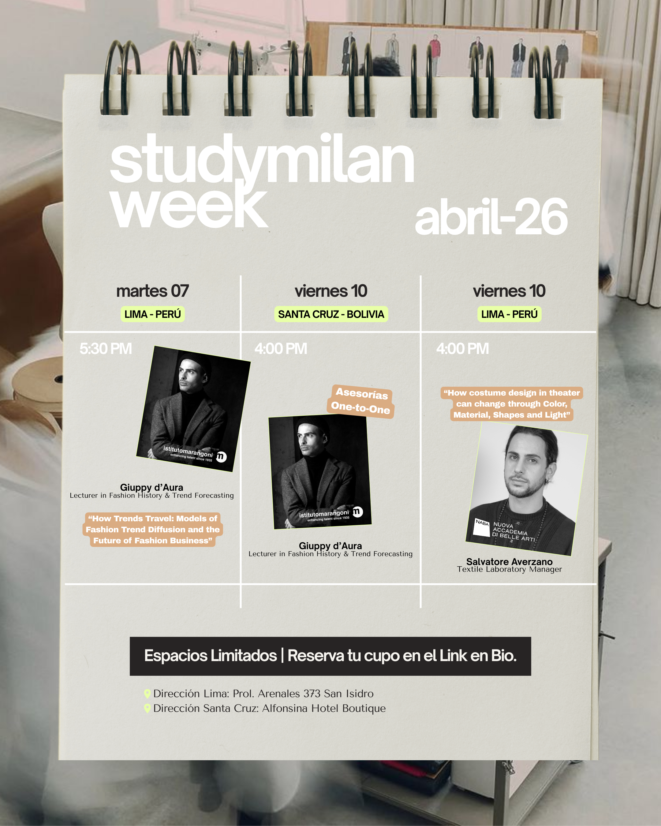 Studymilan Week Abril Info