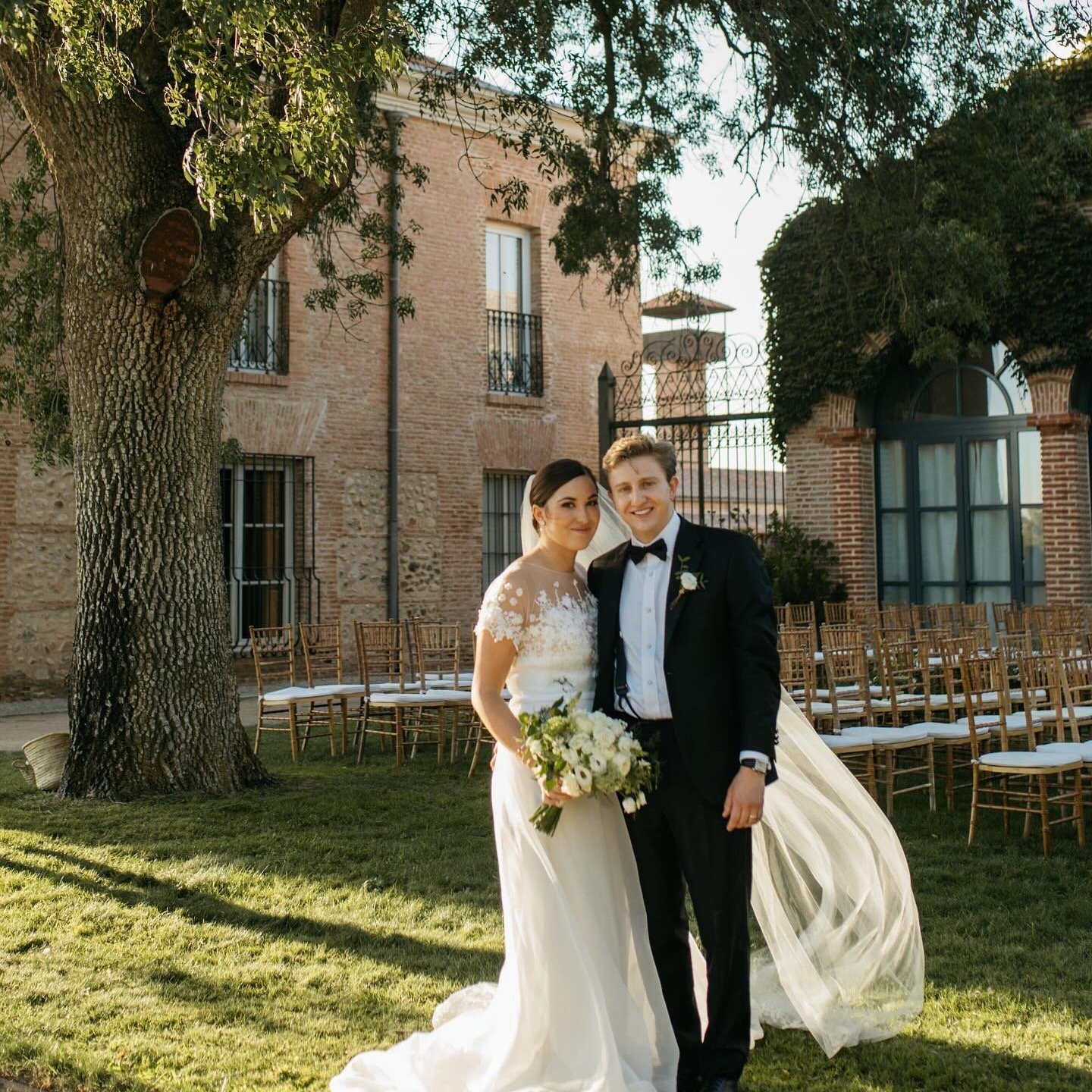 A glimpse into Carolina &amp; Evan's beautiful Madrid day. I miss creating for this dear couple &amp; I loved their sweet menu that we printed in both English &amp; Spanish. Can't wait to share their invitation suite soon!