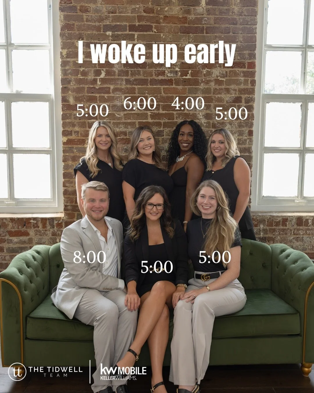 A real inside look at The Tidwell Team!☕️⏰☺️

Which answer are you relating to most?
#thetidwellteam #kwmobile #realestateagent #realtor #homesinmobileal