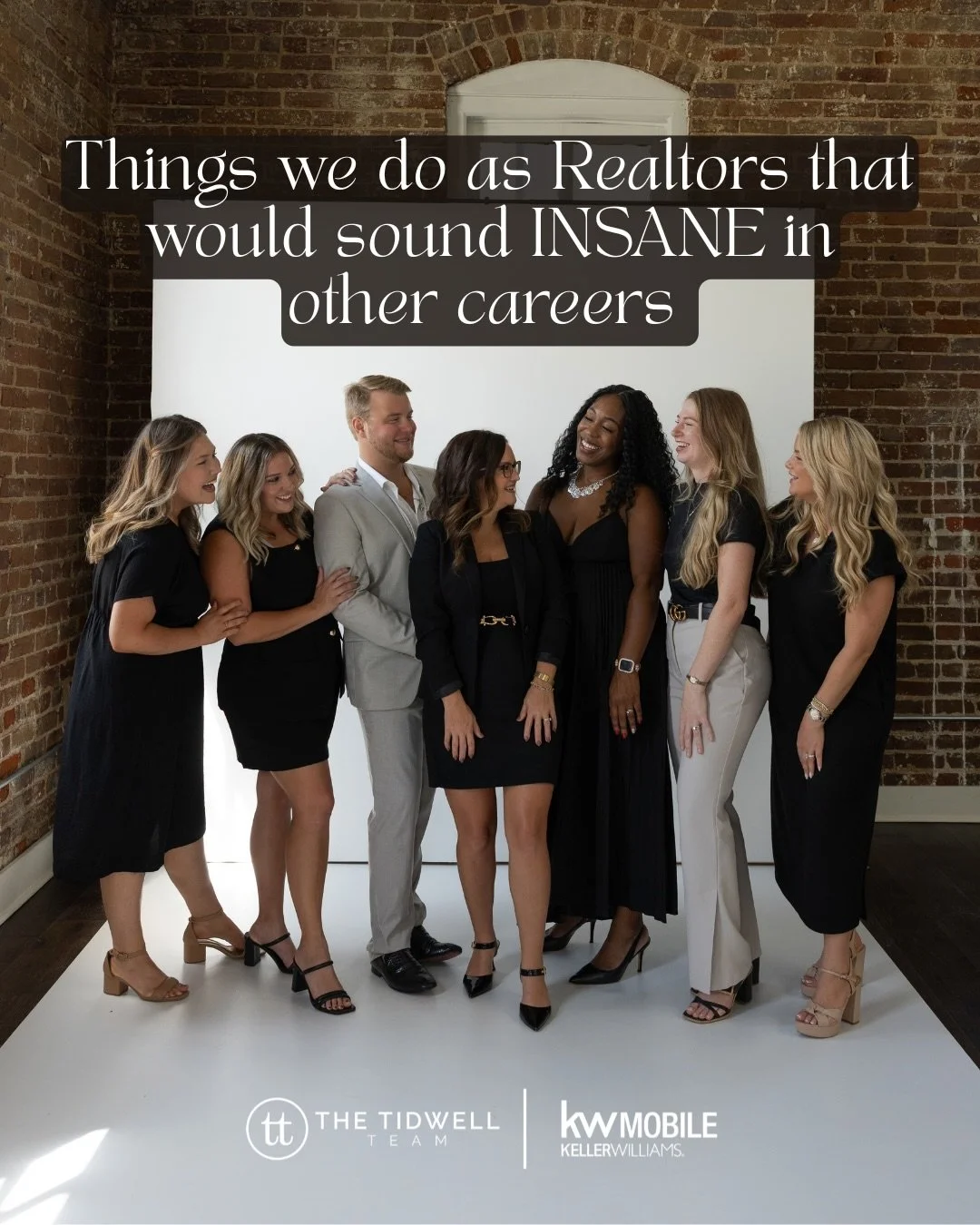 We might be a little crazy&hellip; but we love it!!🏡🏡

#thetidwellteam #kellerwilliams #kwmobile #realtor #realtormobileal