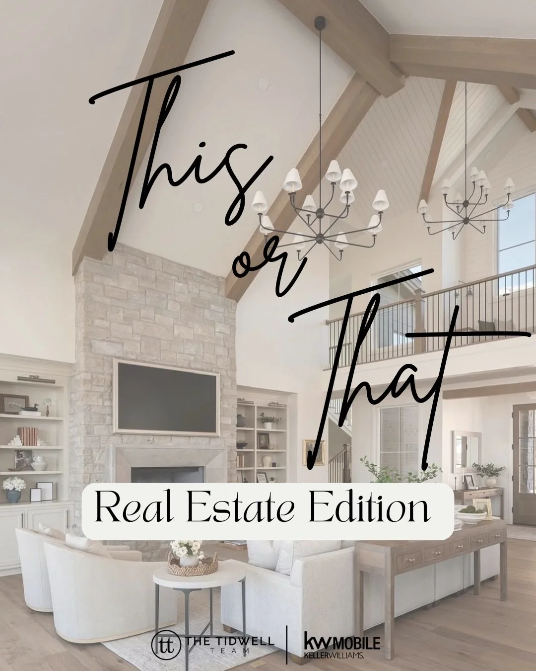 Quick little game of this or that!! Comment below what you would choose!

#thetidwellteam #kwmobile #thisorthat #realestate #mobileal