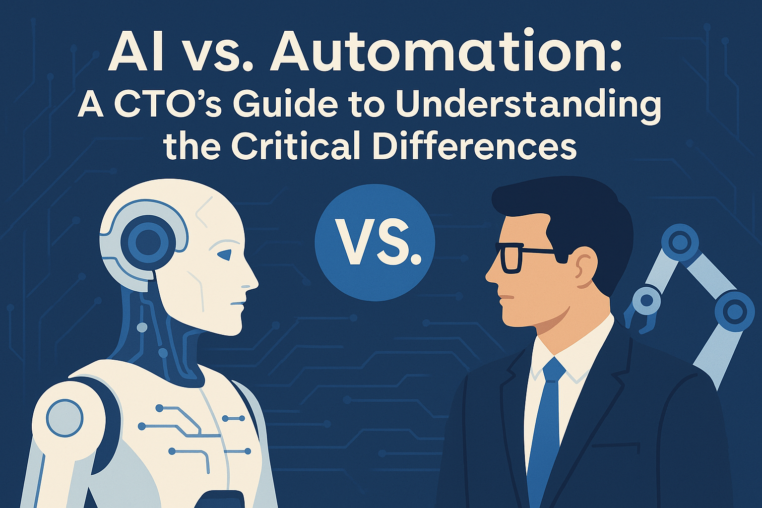AI vs. Automation: A CTO's Guide to Understanding the Critical Differences