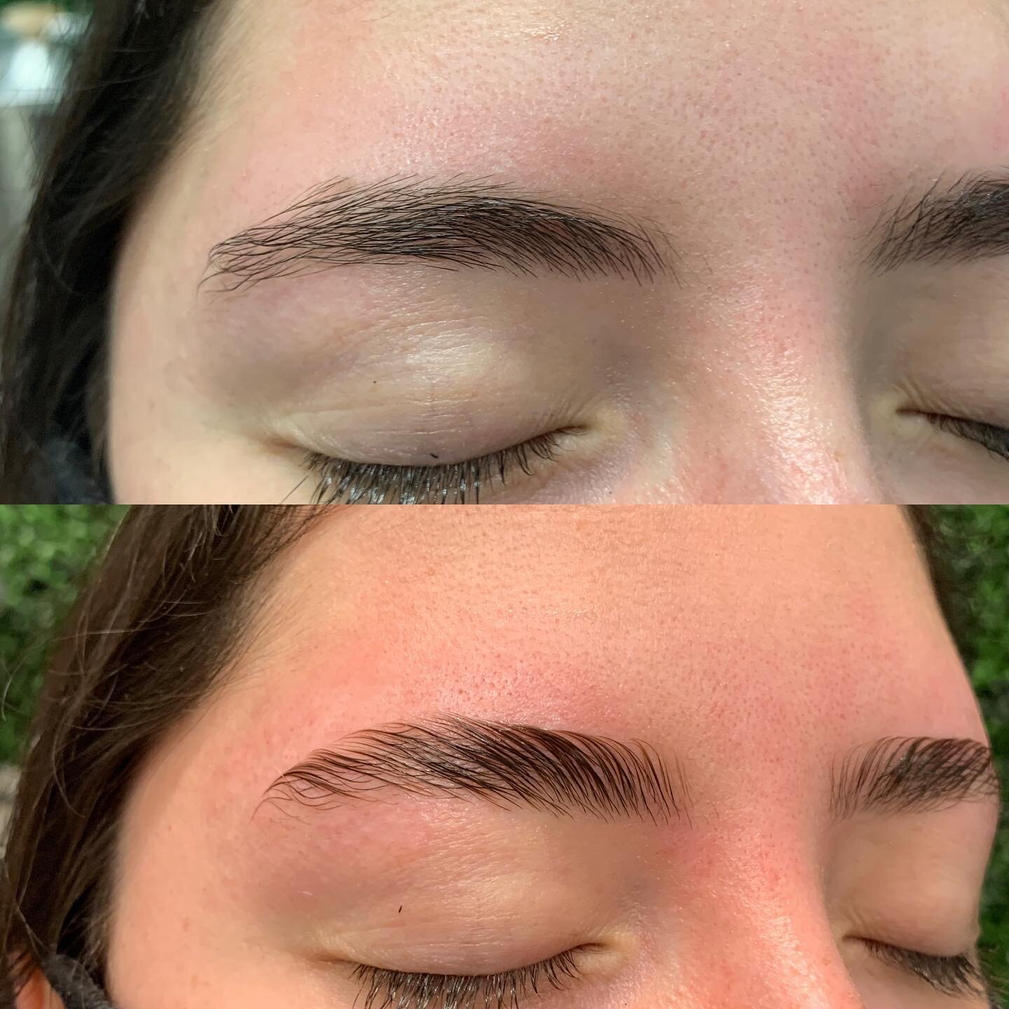 Little lamination transformation for this beauty. Happy friday loves!🦋🖤