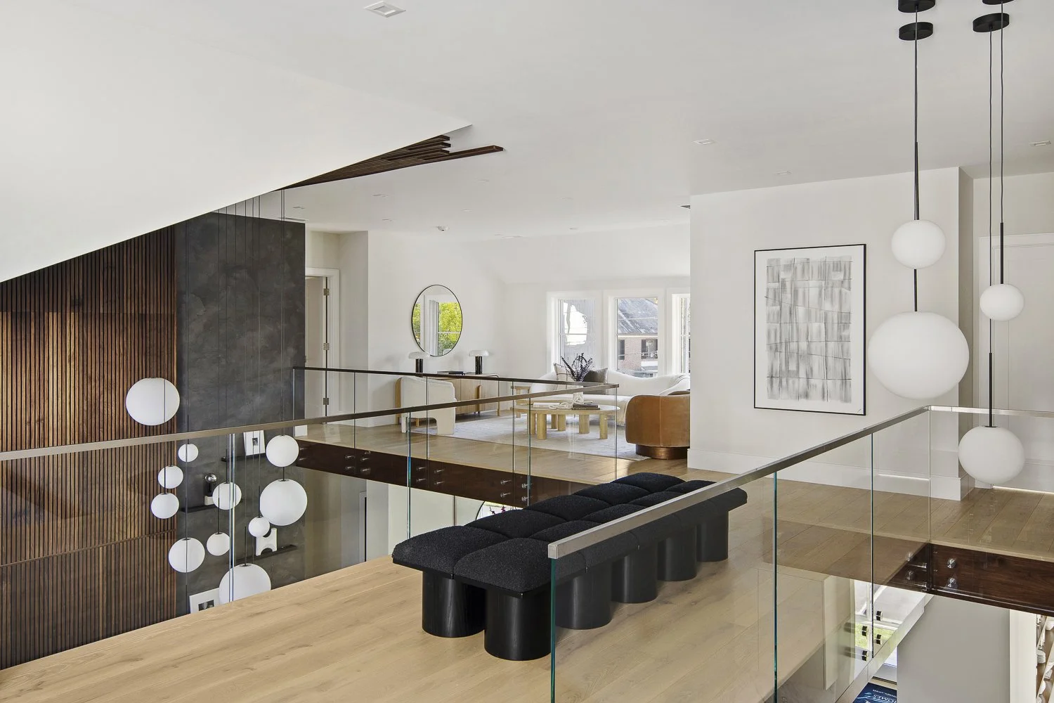 second floor view - Newton, Massachusetts — A Louis Jean Media