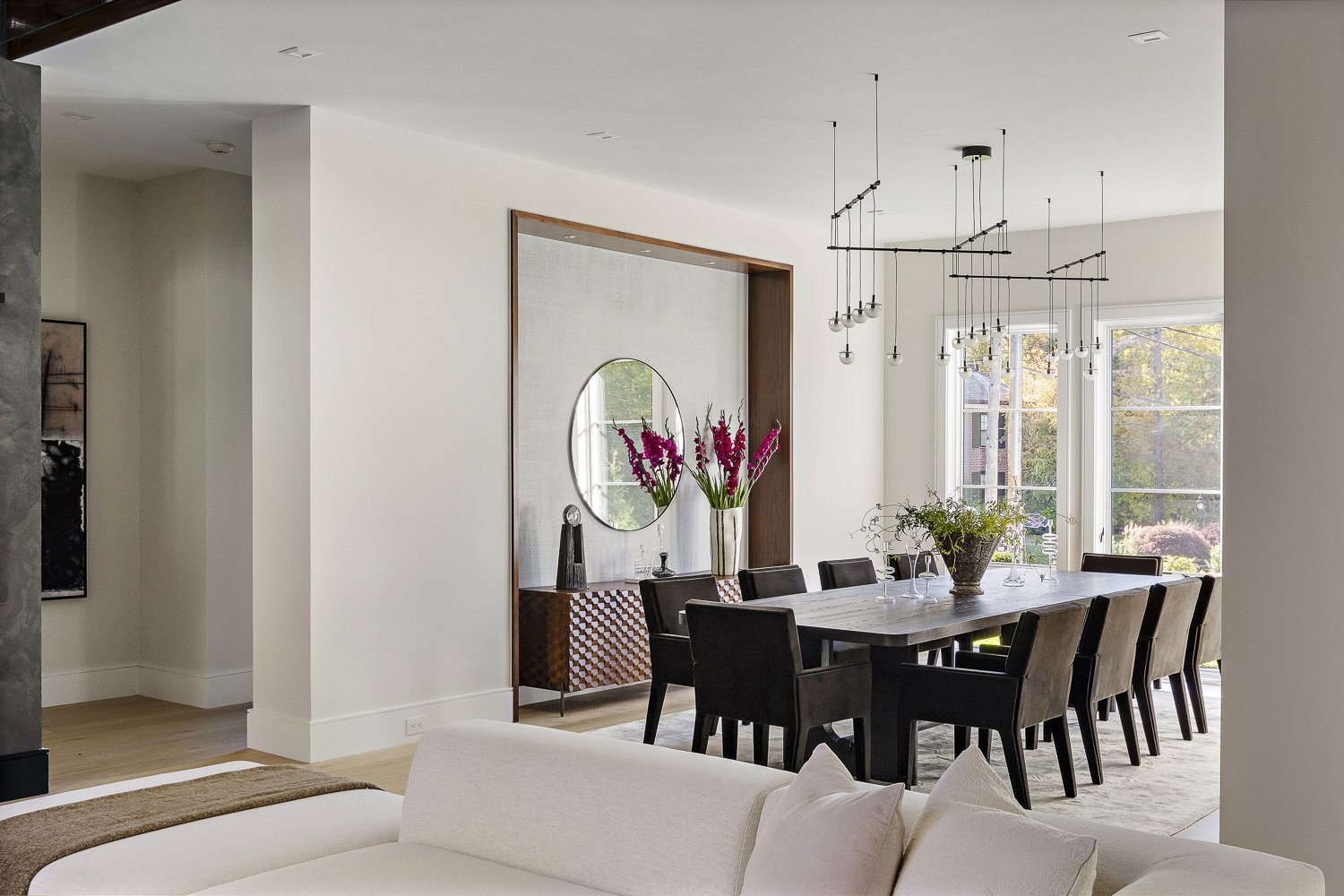 Dining room interior photography — Newton, Massachusetts — A Louis Jean Media