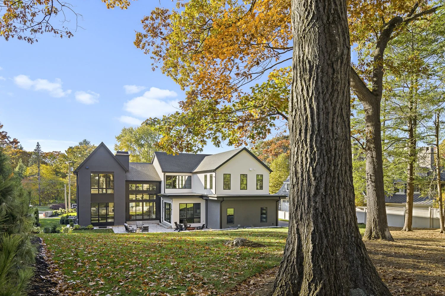 Back Exterior photography - Newton, Massachusetts — A Louis Jean Media