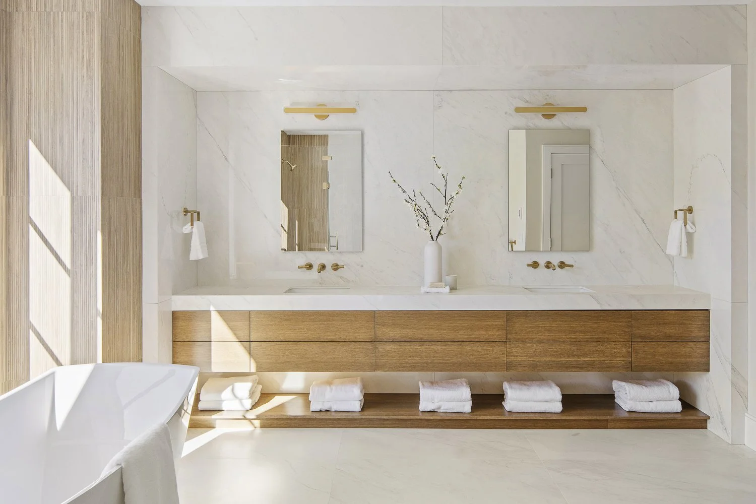 Main Bathroom photography - Newton, Massachusetts — A Louis Jean Media