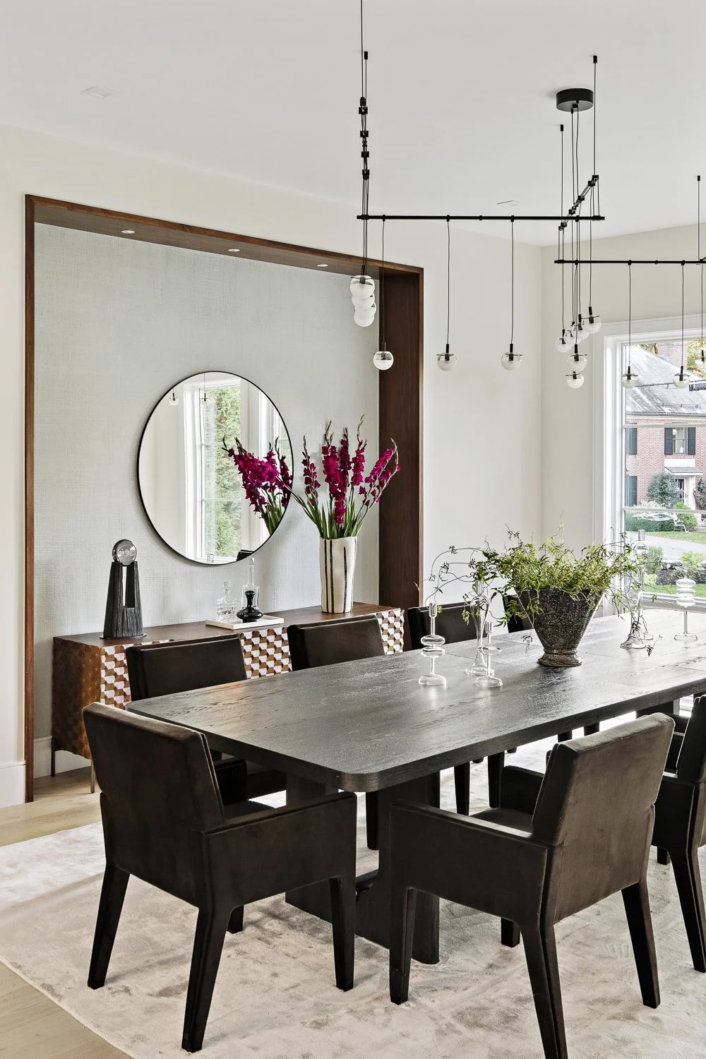 Dining room interior photography — Newton, Massachusetts — A Louis Jean Media