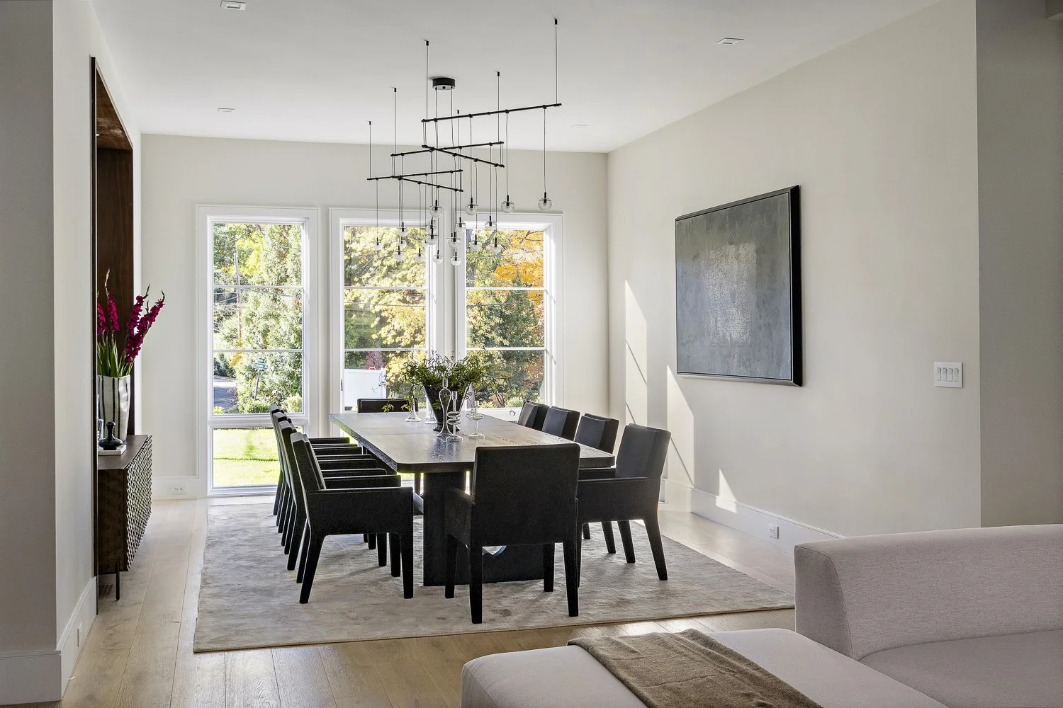 Dining room interior photography — Newton, Massachusetts — A Louis Jean Media