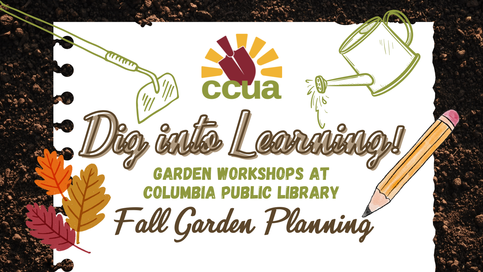 Dig Into Learning! Fall Garden Planning