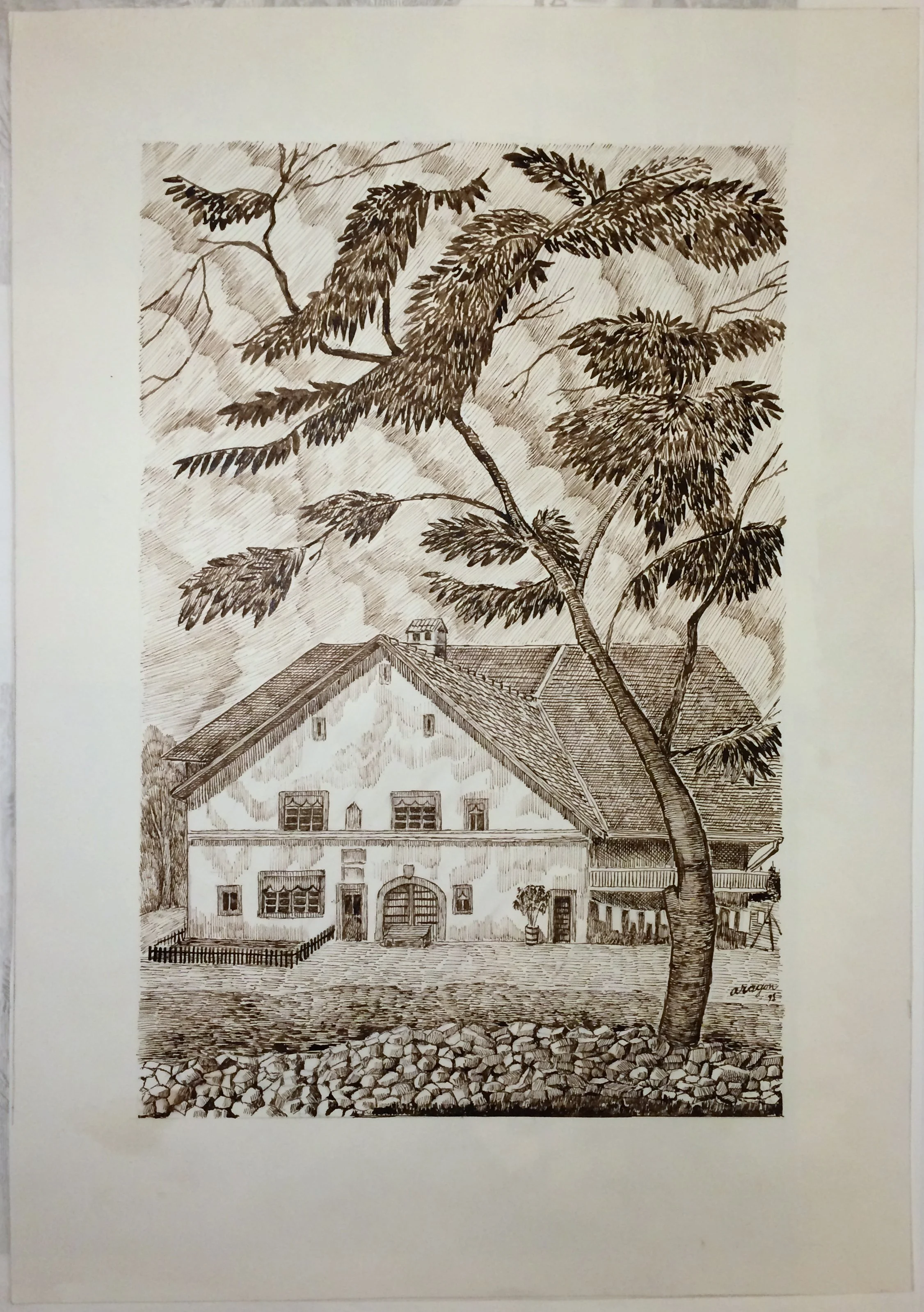 Henri Aragon (1909-2001): La Grande Coronnelle, 1993