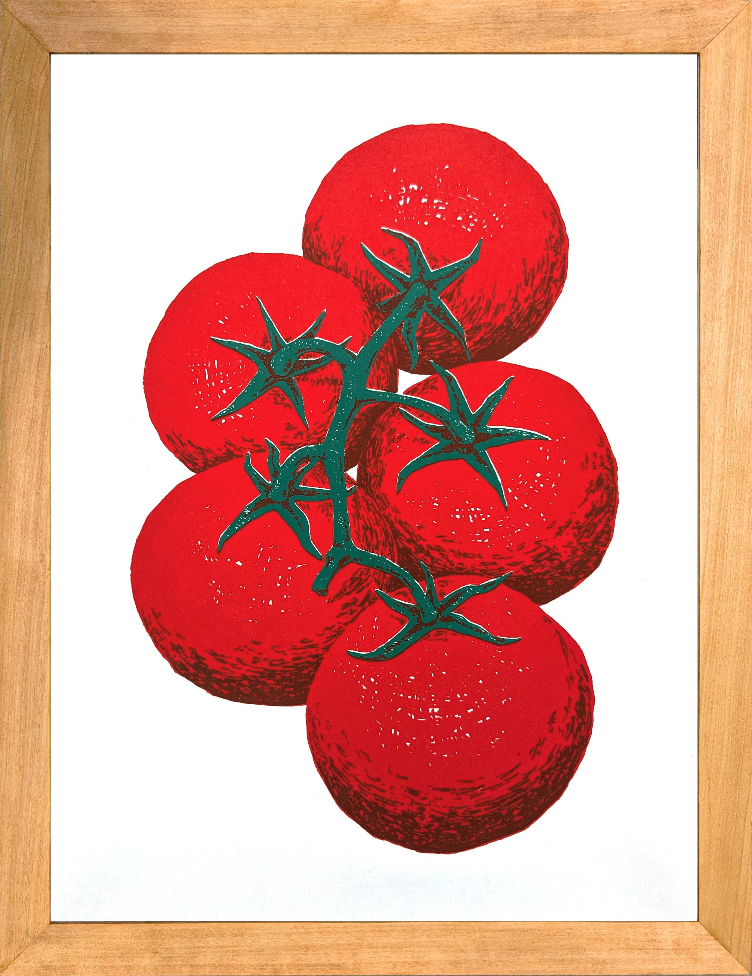 Tomatos - 2 color silkscreen print, 9"x12"