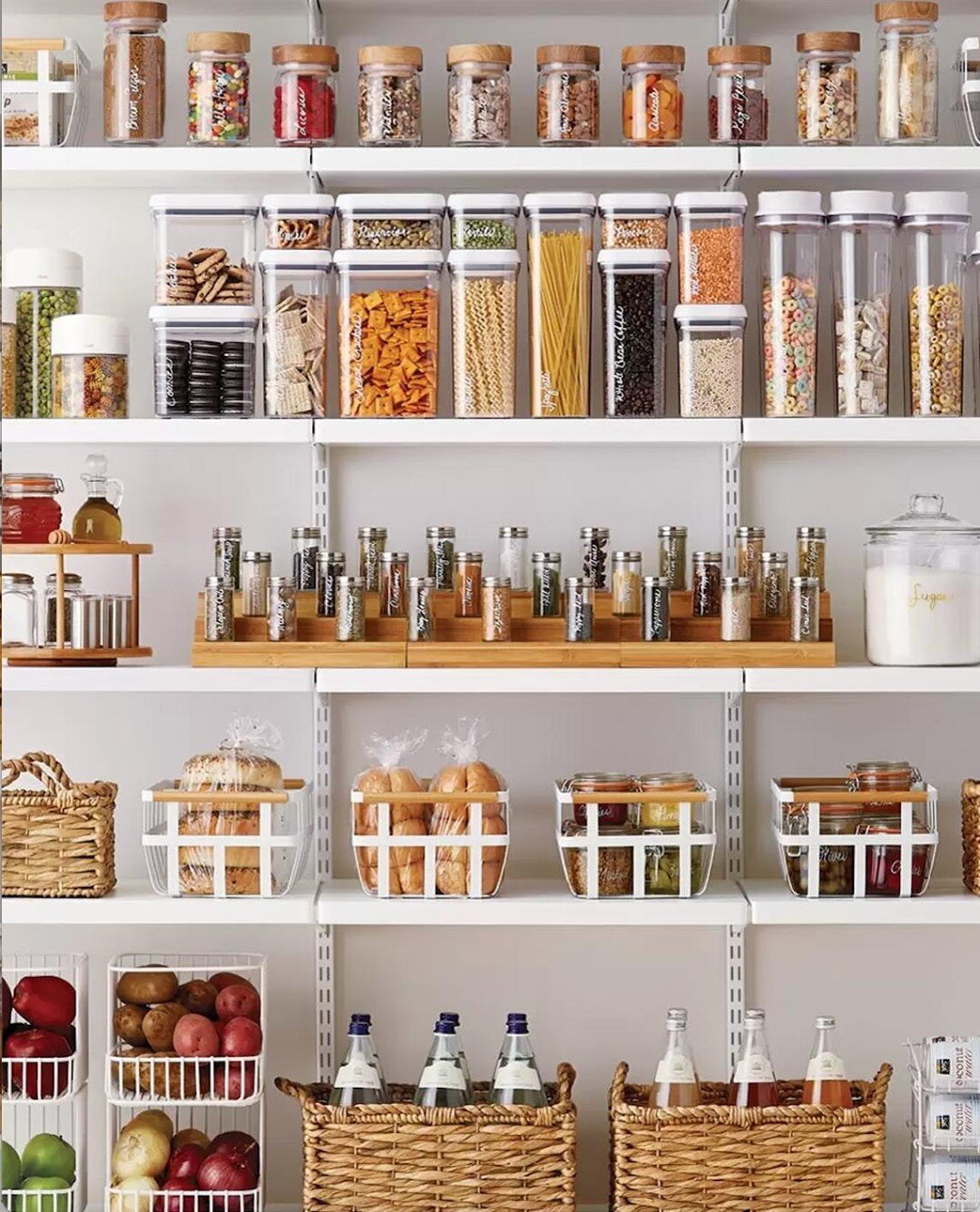 Did you know that by using canisters instead of foods&rsquo; original packaging, not only will you maximize your space, but it can help you extend your foods shelf life? ⁠
⁠
pic: @thecontainerstore⁠
#therealm #kimberlystewart #fromcluttertoclarity #p