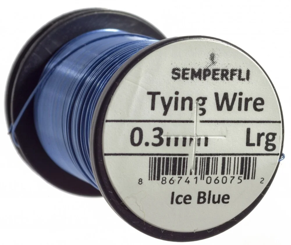 Semperfli 0.3mm Fly Tying Wire - Ice Blue - Spring Creek Fly Fishing