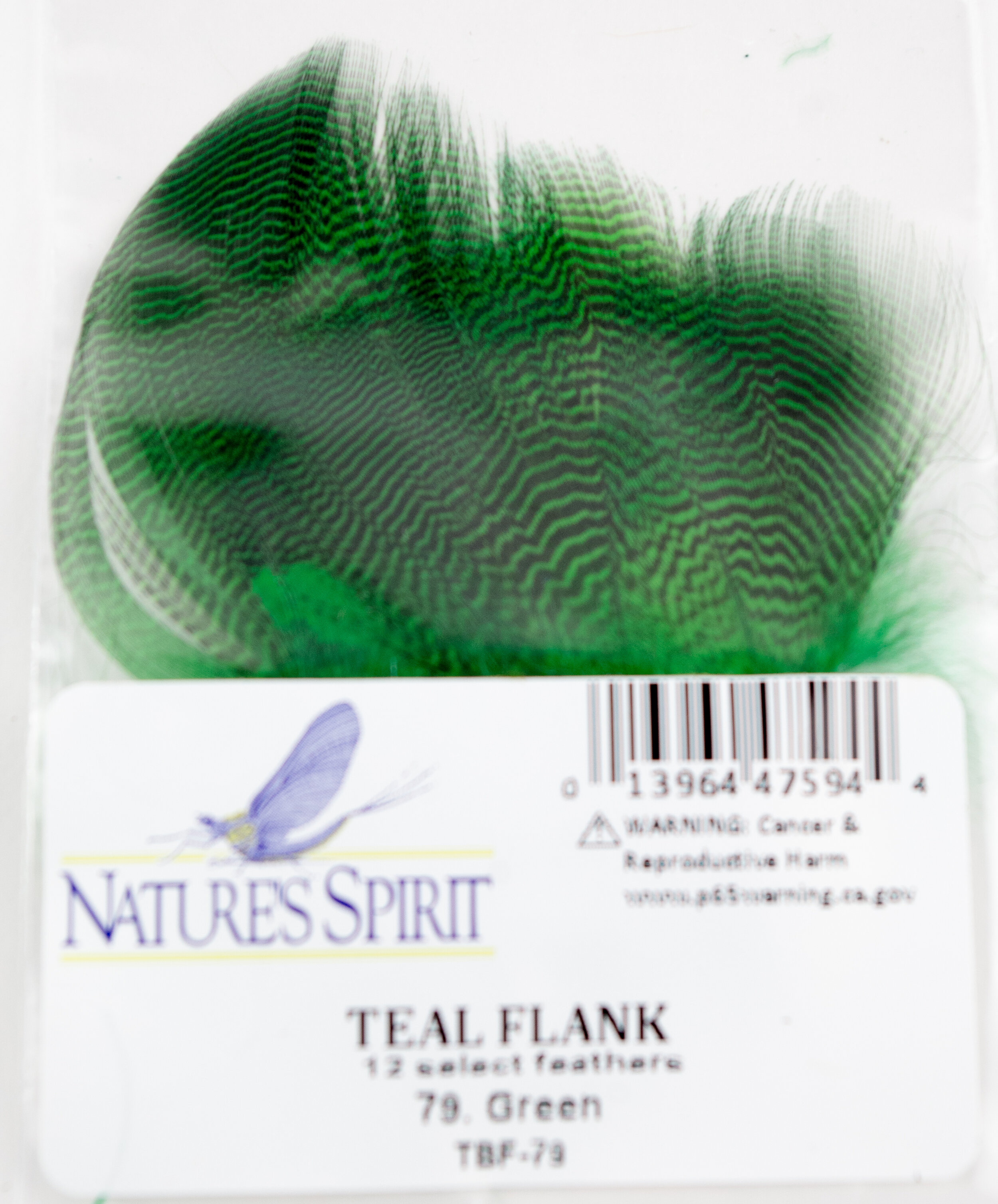 Nature's Spirit Barred Teal Flank Feathers - Spring Creek Fly Fishing
