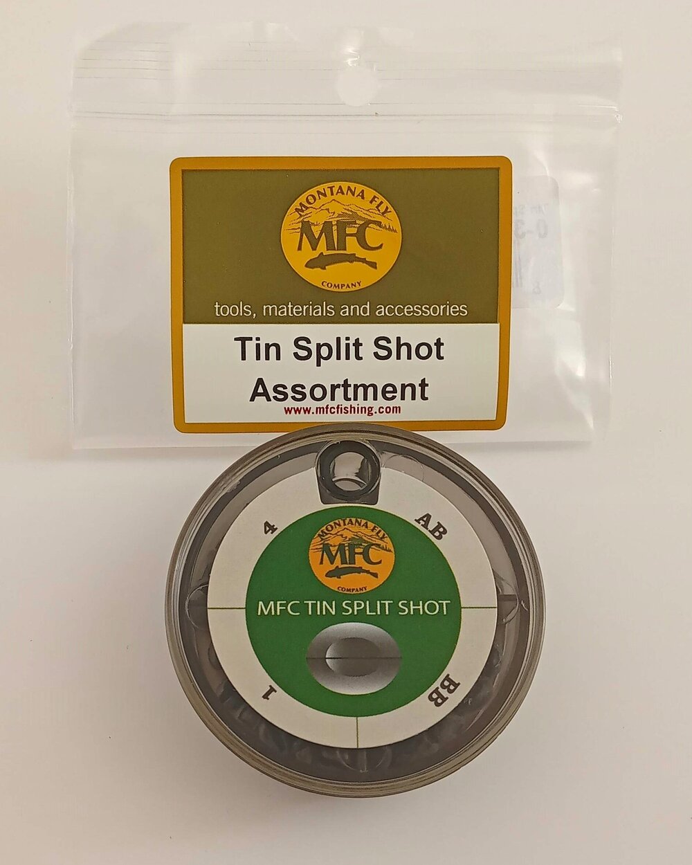 MFC Tin Split Shot Assortment | Spring Creek Fly Fishing